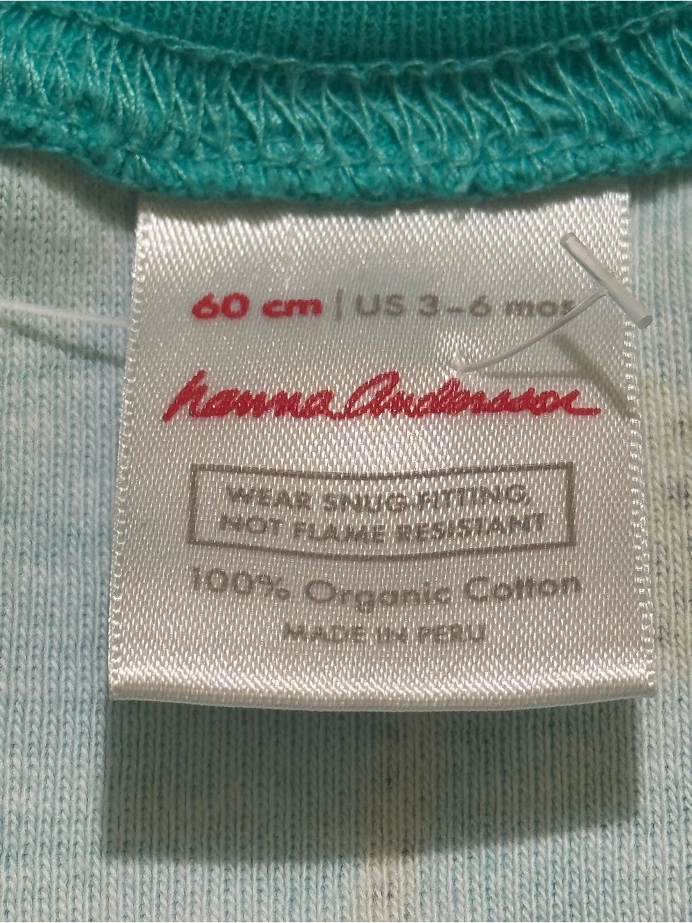 +NWOT Hanna Andersson Cheetah Short John Romper Zip Pajama Teal 3-6M 60cm